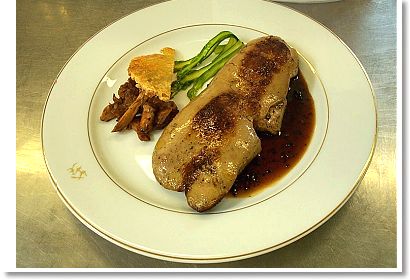 Lobe de foie gras de canard poêlé - recette de base en images