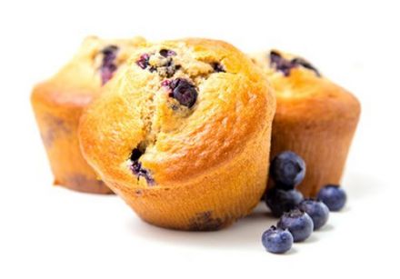 Muffins aux bleuets (myrtilles)