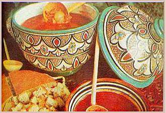 Harira, soupe marocaine aux lentilles, oignons et safran