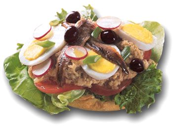 Pan bagnat - sandwich niçois