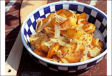Bratkartoffeln - pommes de terre sautées allemandes