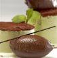 Glace à la menthe et mousse au chocolat noir