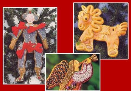 Biscuits pour décorer l'arbre de Noël (NON comestible)