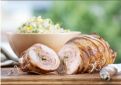 Râbles de lapin farcis et grillés sur le barbecue