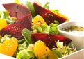 Salade de betteraves rôties et de mandarines