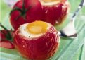 Tomates aux oeufs cocottes