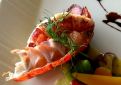 Queue de homard, beurre de gingembre et citron vert