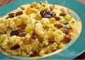 Masfouf aux dattes, raisins et fruits secs