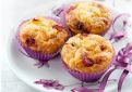 Muffins pommes, fruits séchés et Boursault