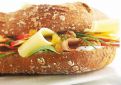 Le Bressan (Sandwich Emmental, fromage blanc, poulet, Granny)