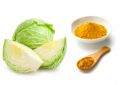 Salade de chou, vinaigrette au curry 