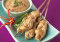 Poulet grillé au cumin, sauce trempette aux arachides 