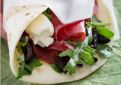La piadine - un sandwich typique italien