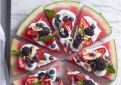 Pizza santé aux petits fruits