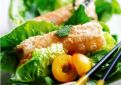 Nems aux mirabelles et crevettes