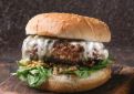 Burgers de boeuf à la crème de bleu