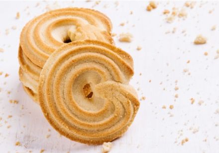 Vaniljekranse - biscuit danois à la vanille