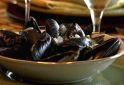 Moules au cidre et aux poireaux