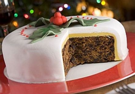 Gâteau de Noël anglais